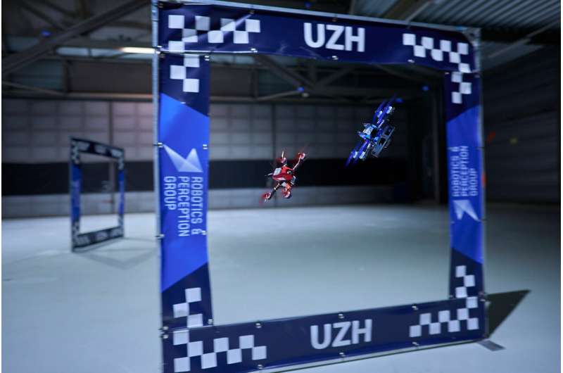 Challenge accepted: High-speed AI drone overtakes world-champion drone racers