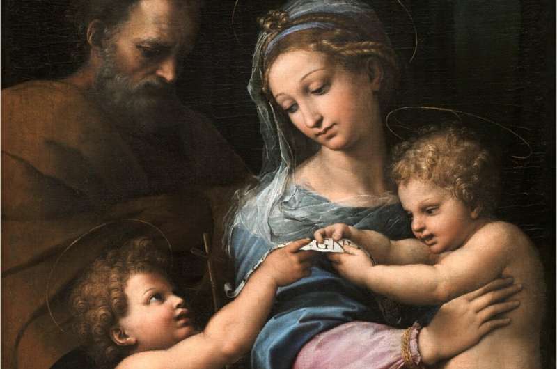 AI study shows Raphael painting was not entirely the master