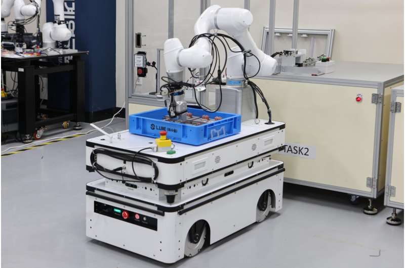 Team develops AI technology for robot work that can be applied to manufacturing process