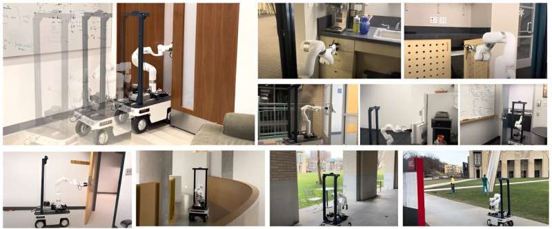 Adaptive robot can open all the doors