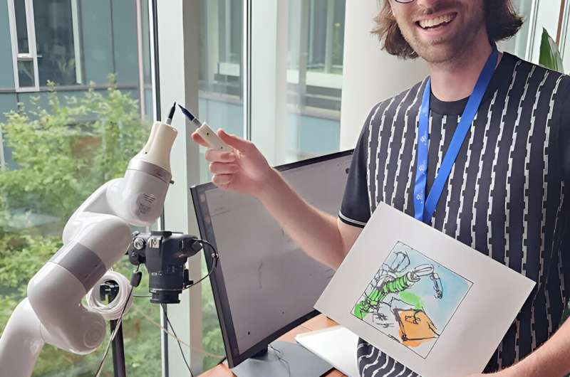Research brings together humans, robots and generative AI to create art