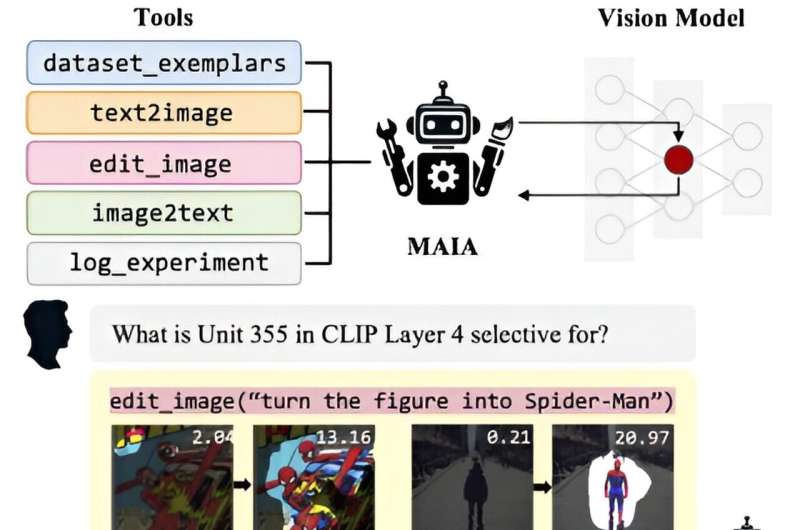 Multimodal agent can iteratively design experiments to better understand various components of AI systems